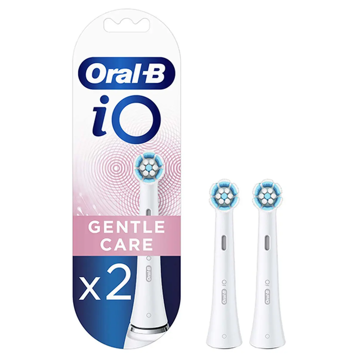 Ricambio per Spazzolino da Denti Elettrico Braun iO Gentle Care 2 szt Bianco