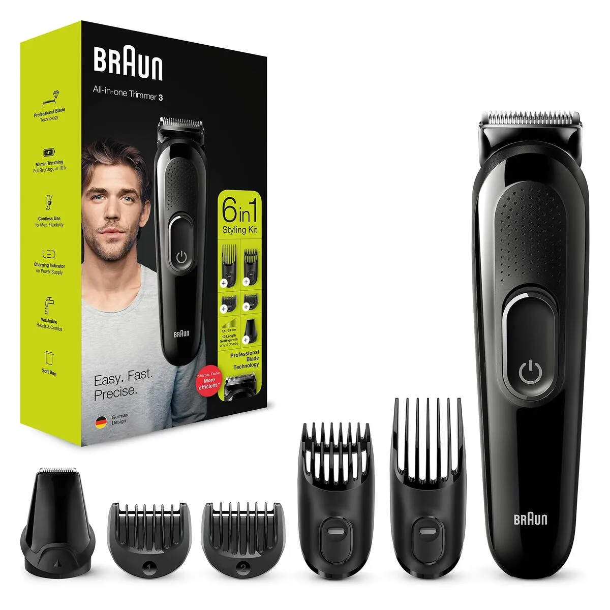 Rasoio per depilazione e per Capelli Braun MGK3235