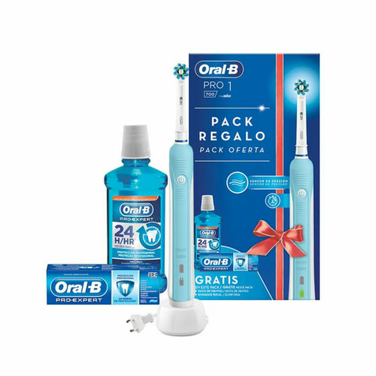 Spazzolino da Denti Elettrico Oral-B Pro 1 700 3D Azzurro