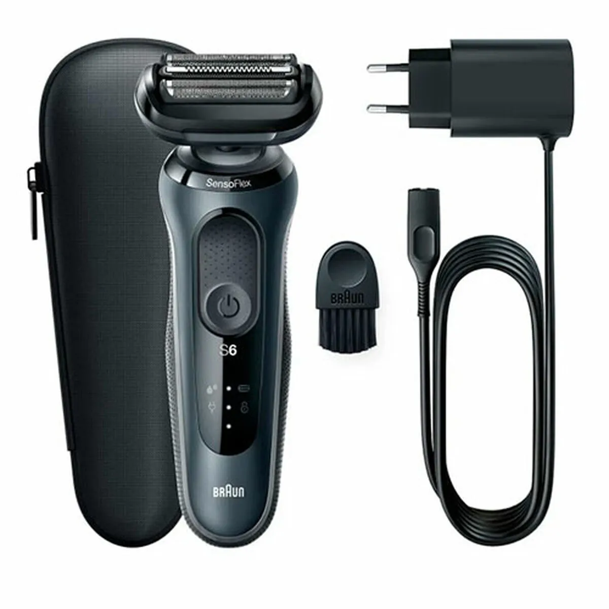 Rasoio Manuale per Barba Braun series 6 Nero