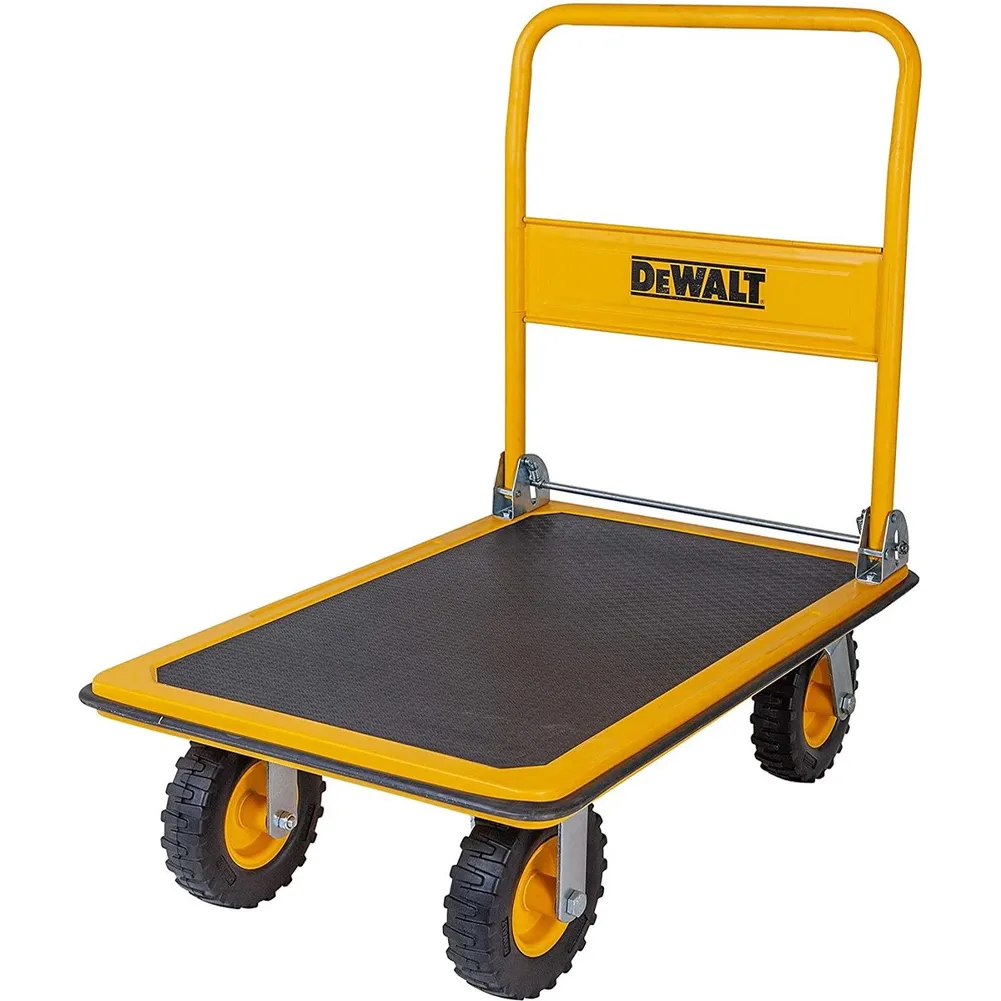 DeWalt Carrello con Piattaforma Portapacchi in Acciaio con Pianale Portata 300kg