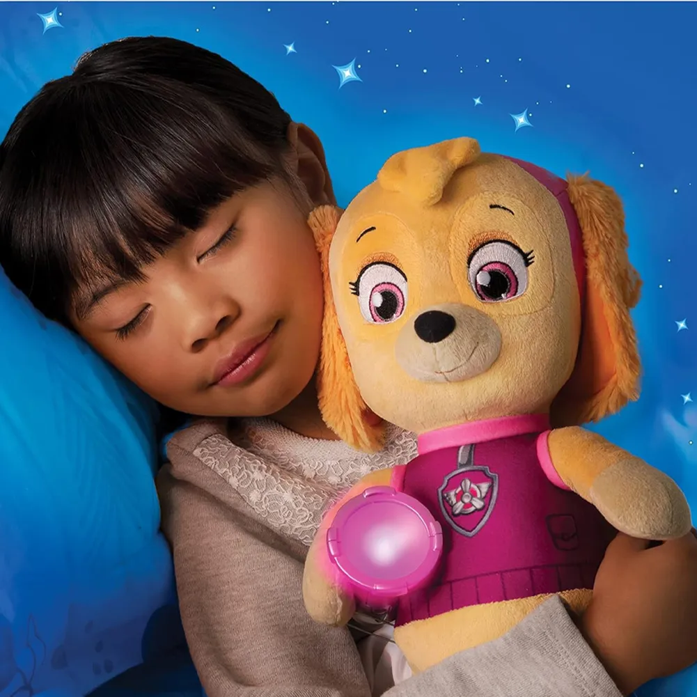 Paw Patrol Peluche Skye Buonanotte con Torcia e Suoni dai 3+ Anni Idea Regalo