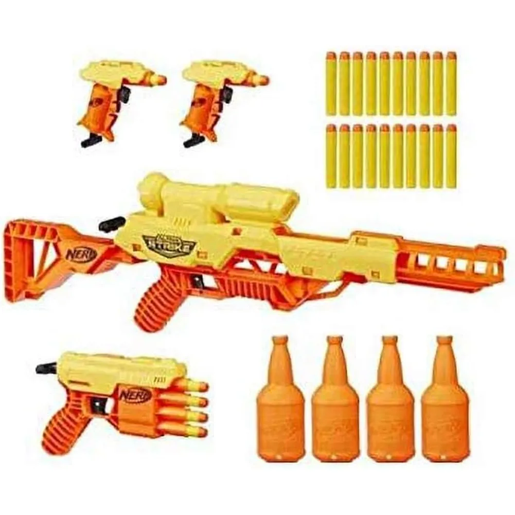 Hasbro Nerf Alpha Strike 25 Colpi Set da 33 Pezzi 8+ Anni Gioco Idea Regalo