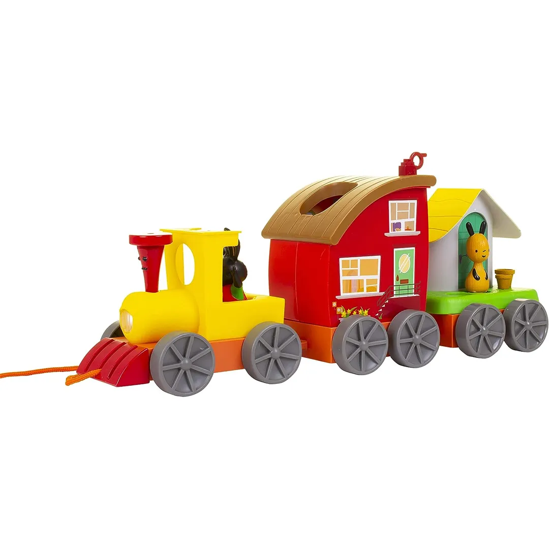 Bing Set Treno Locomotiva e Flop Playset con Luci e Suoni Giocattolo Idea Regalo