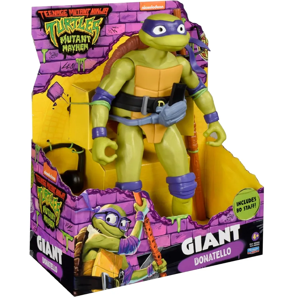 Teenage Mutant Ninja Turtles Donatello Articolato Fosforescente Gioco Idea Regalo