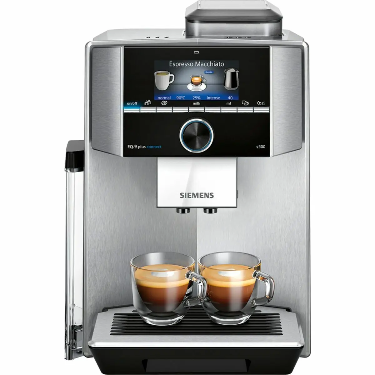 Caffettiera superautomatica Siemens AG s500 Nero Acciaio Sì 1500 W 19 bar 2,3 L 2 Tazze 1,7 L