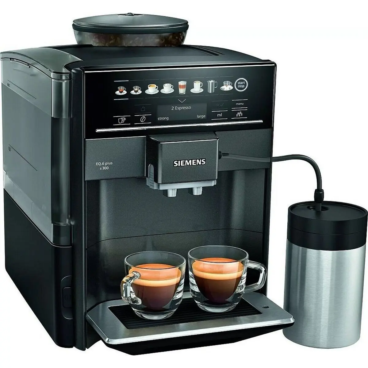 Caffettiera superautomatica Siemens AG TE653M19RW Nero 1500 W 15 bar 300 g 1,7 L