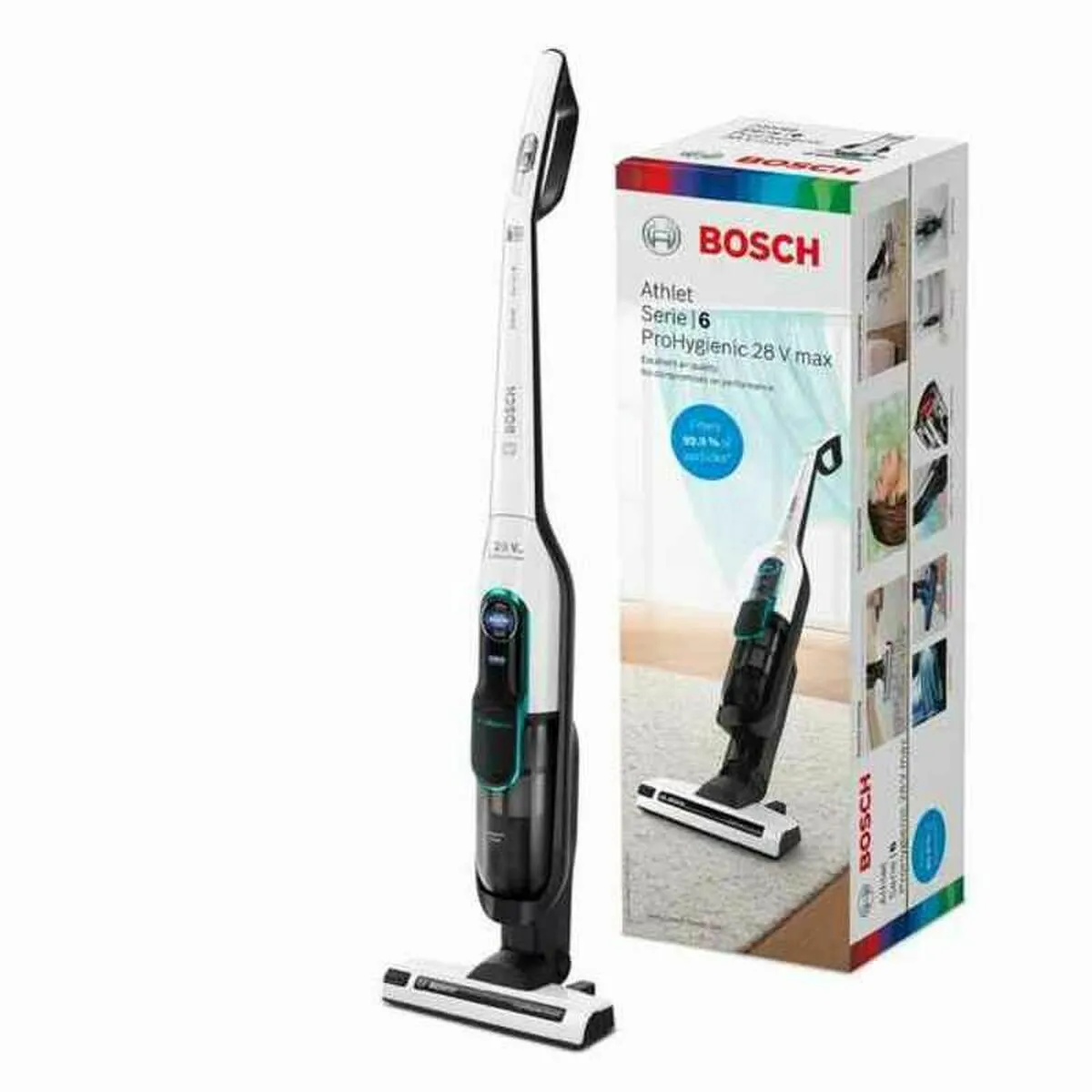 Scopa Elettrica Senza Fili BOSCH Athlet ProHygienic Serie 6 28 V