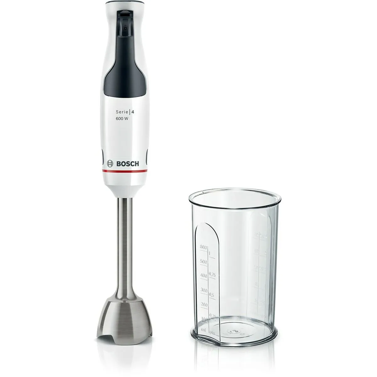 Frullatore ad Immersione BOSCH MSM4W210 600 W Bianco Nero Nero/Bianco 600 ml