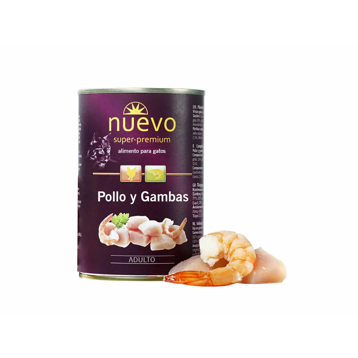 Cibo per gatti Nuevo Pollo 2 Kg 400 gr