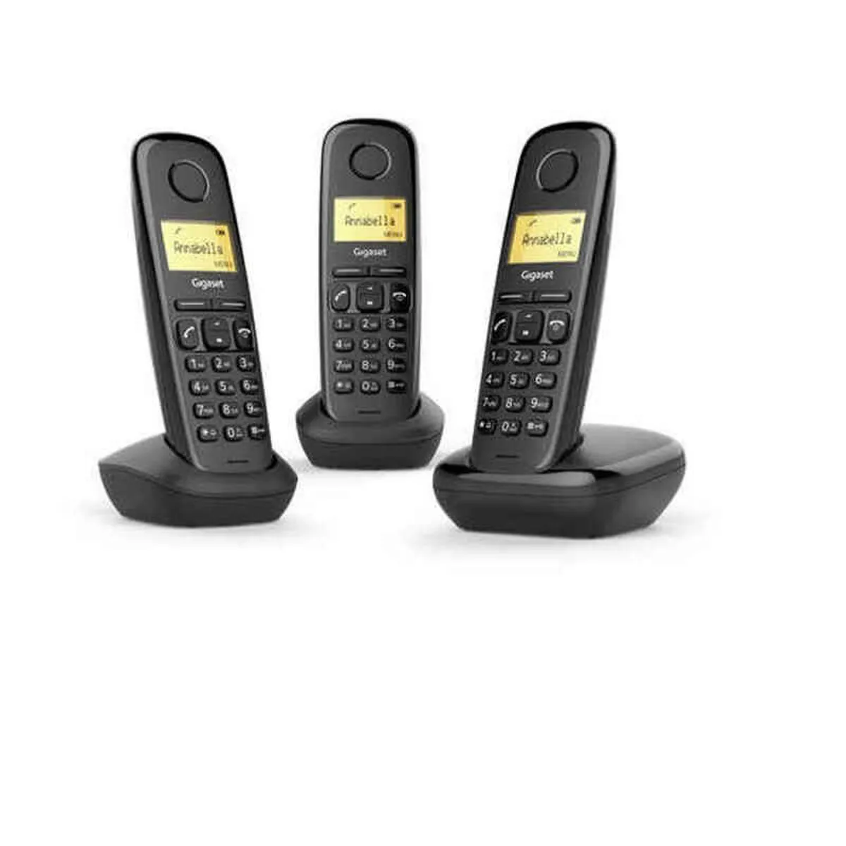 Telefono Senza Fili Gigaset A170 TRIO 1,5" Nero (3 UDS)