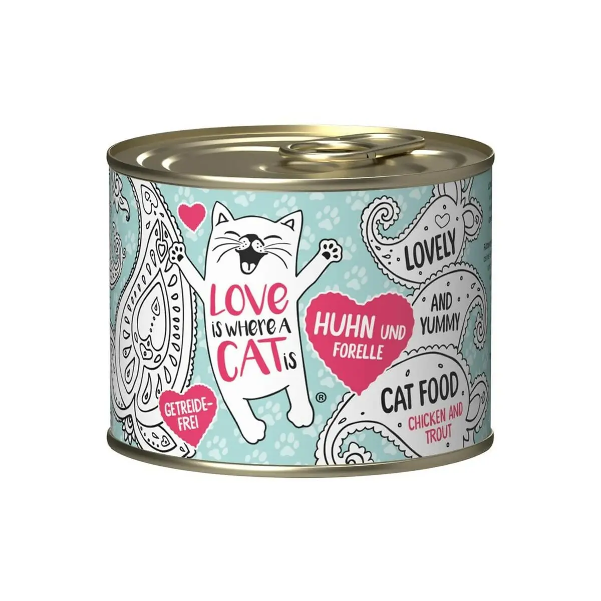 Cibo per gatti LOVE IS WHERE A CAT IS 2191740 Pollo 200 g