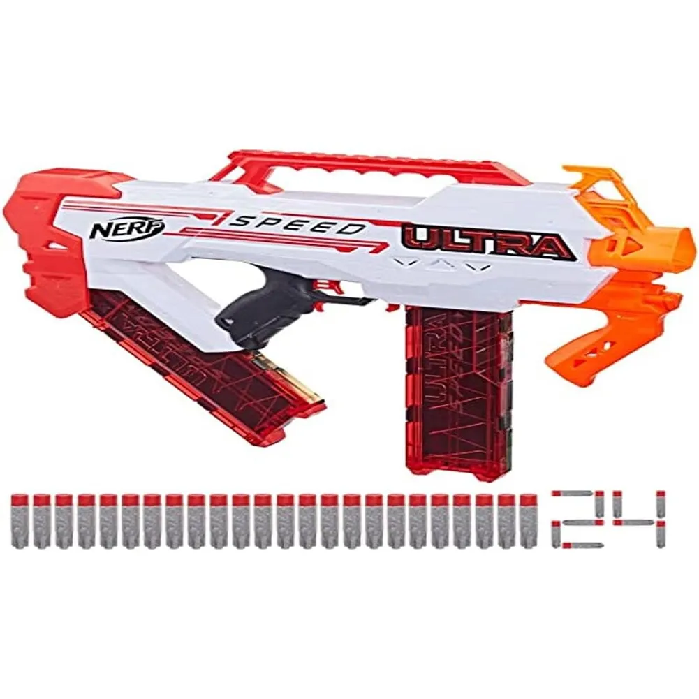 Hasbro Nerf Ultra Speed Blaster Motorizzato 24 Dardi AccuStrike Ultra Idea Regalo