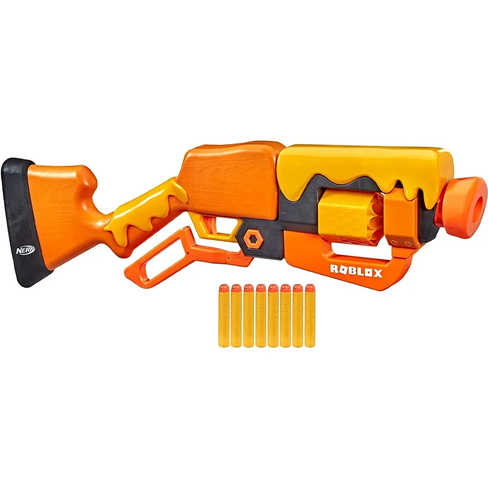 Hasbro Nerf Roblox Adopt Me Bees Blaster Lancia 8 Dardi Fucile Gioco Idea Regalo