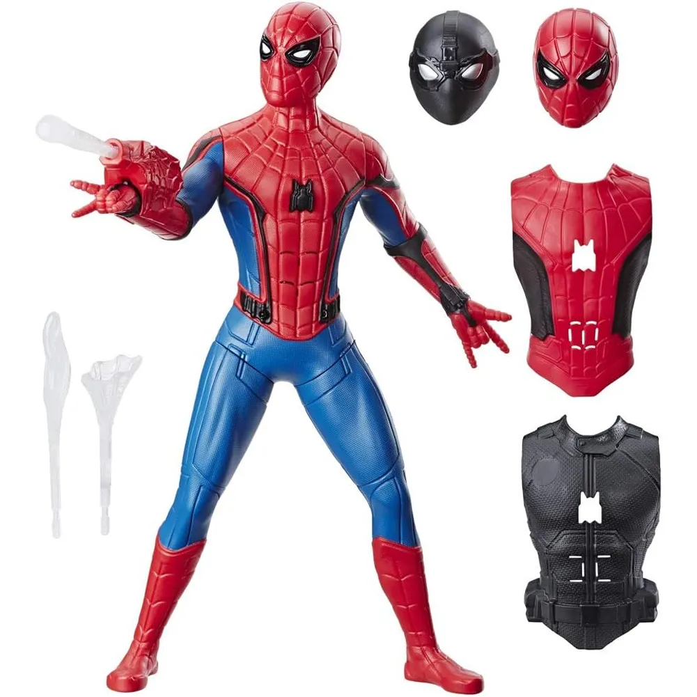 Marvel Spider-Man Smovie Deluxe Feature Figure 3 in 1 35 cm con Suoni Idea Regalo