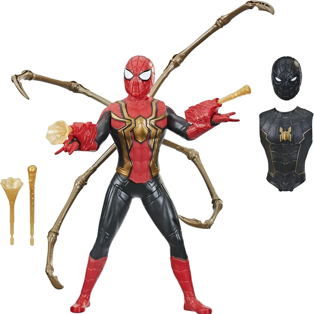 Spider-Man No Way Home Deluxe Action figure Web Gear 33 cm Accessori Idea Regalo