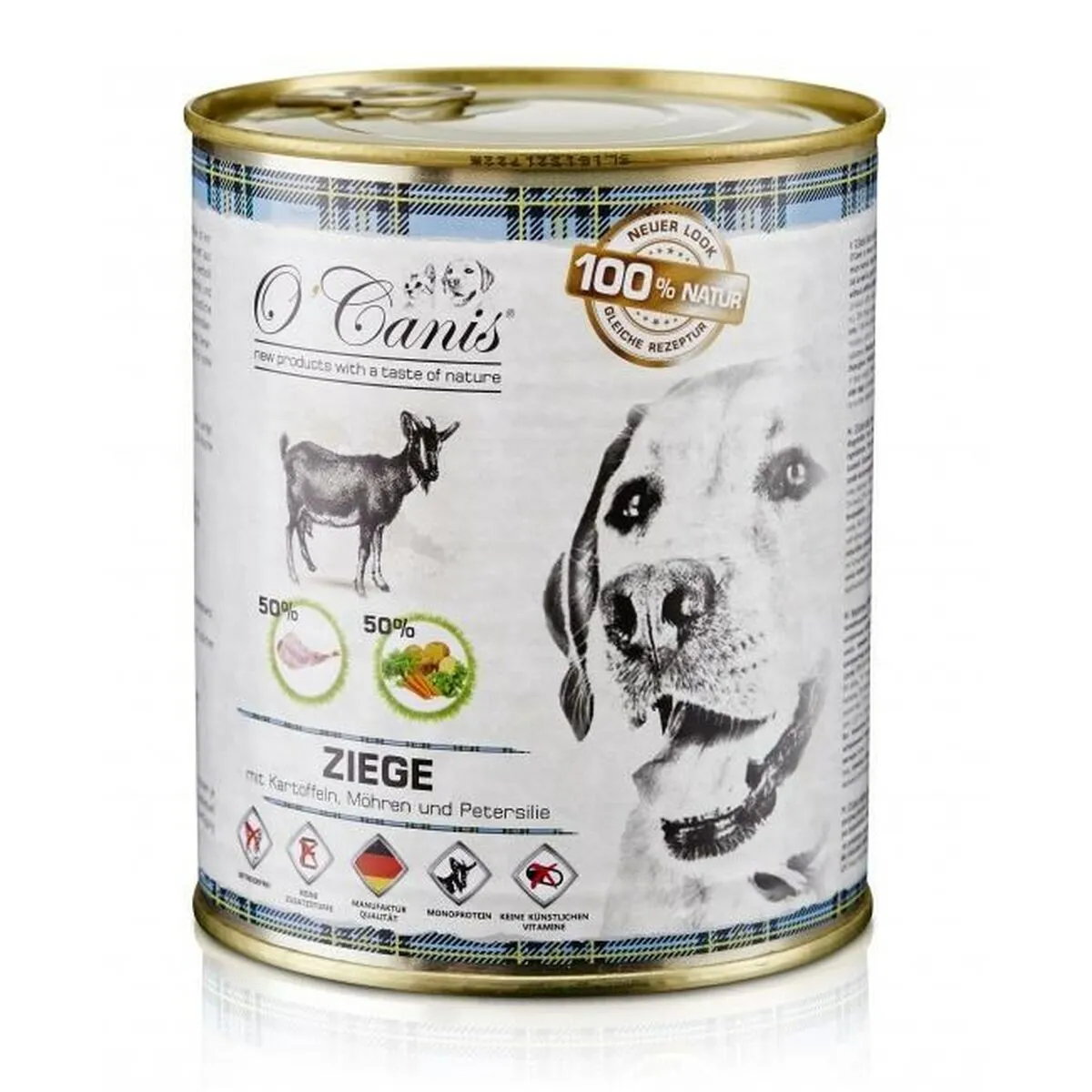 Cibo umido O'canis Patate Capra Carota 800 g