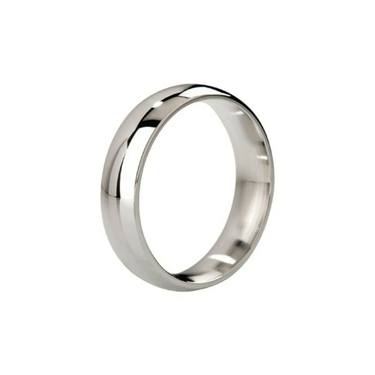 Anello Fallico in MetalloEarl Polished Steel Love Mystim (Ø 48 mm)