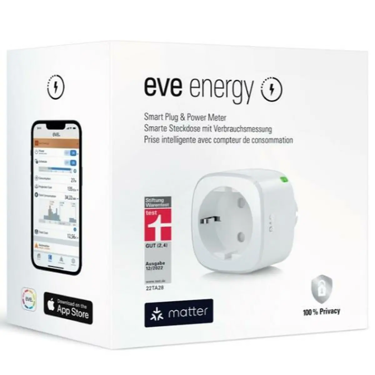 Presa Intelligente Eve Home 10EBO8351