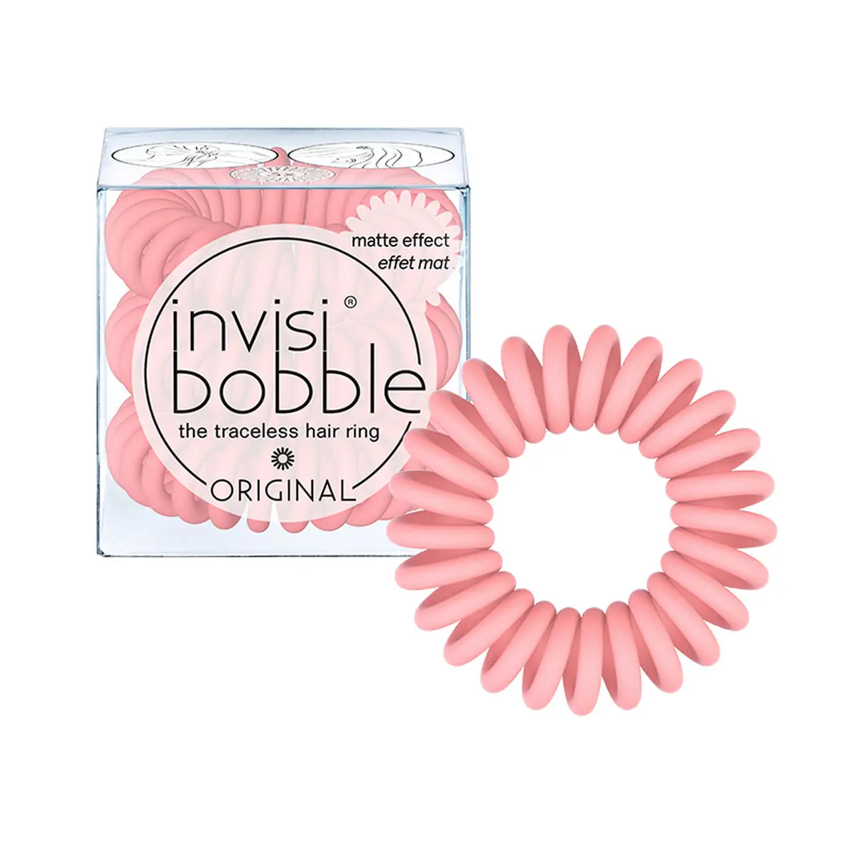 Elastici per capelli Invisibobble ORIGINAL Rosa Caucciù Plastica (3 Unità)