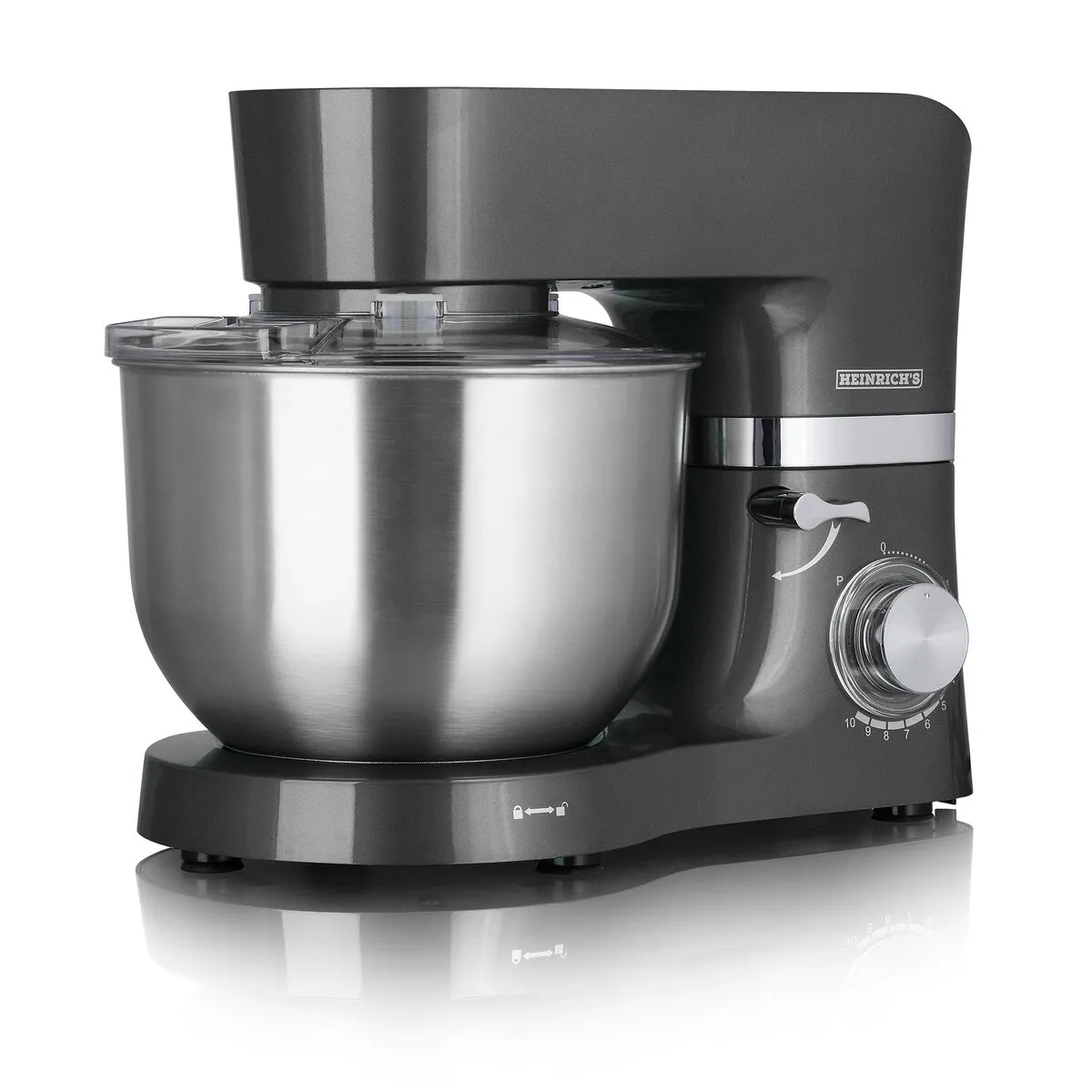 Robot da Cucina Heinrich's HKM 6278 Grigio 1300 W