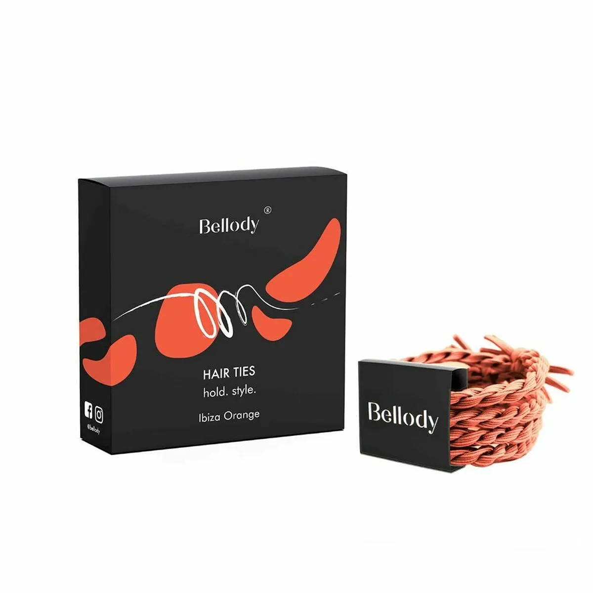 Elastici per Capelli Bellody ibiza orange (4 uds)