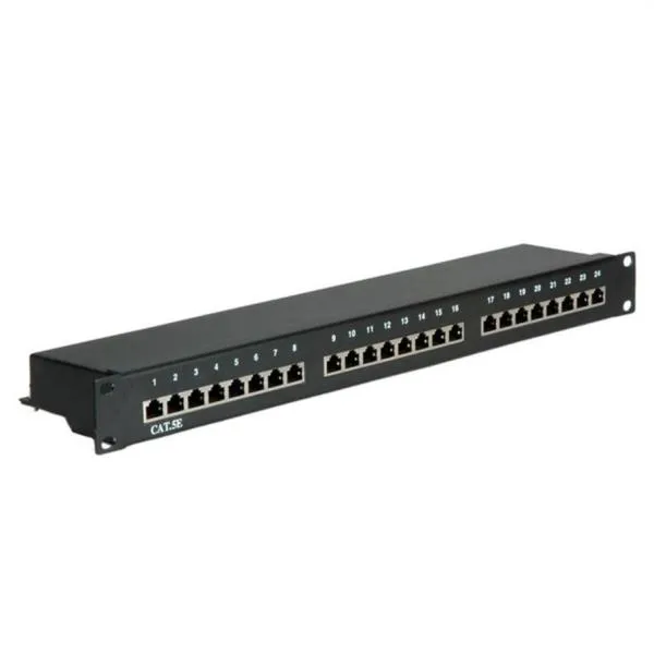 CAT.5E 19  PANEL 24 PORTS STP