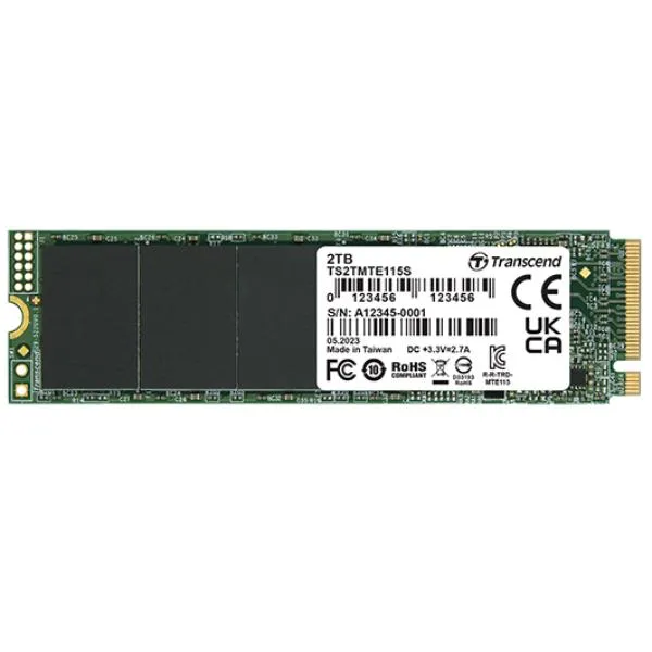 2TB M2 2280 PCIE GEN3X4 NVME TLC