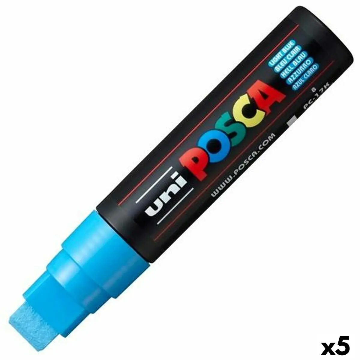 Pennarello POSCA PC-17K Azzurro Chiaro (5 Unità)