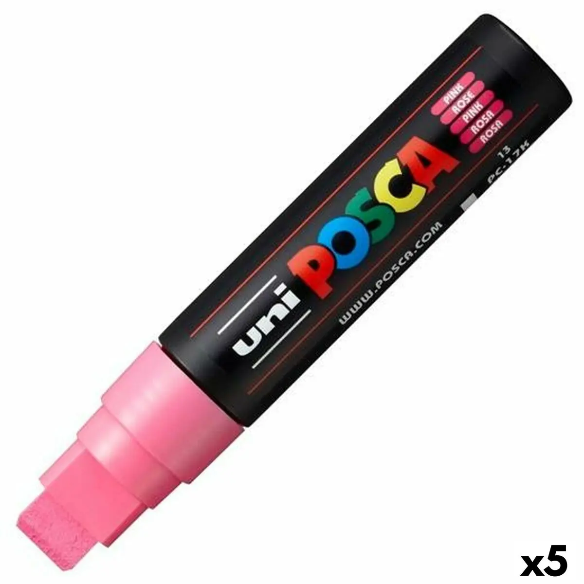 Pennarello POSCA PC-17K Rosa (5 Unità)