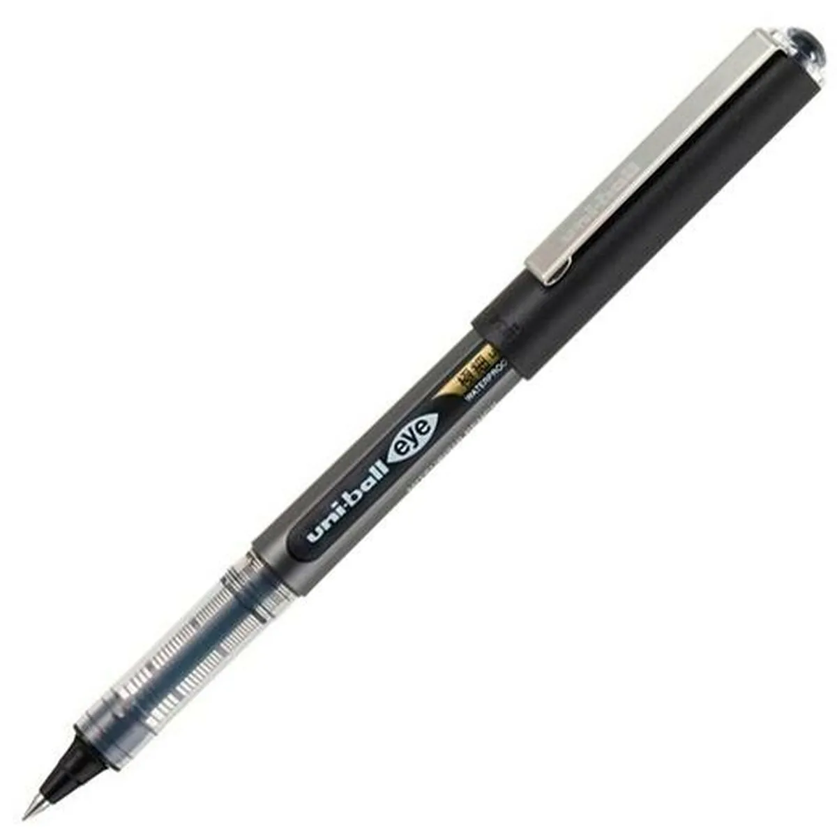 Penna a inchiostro liquido Uni-Ball Eye Ultra Micro UB-150-38 Nero (12 Pezzi)