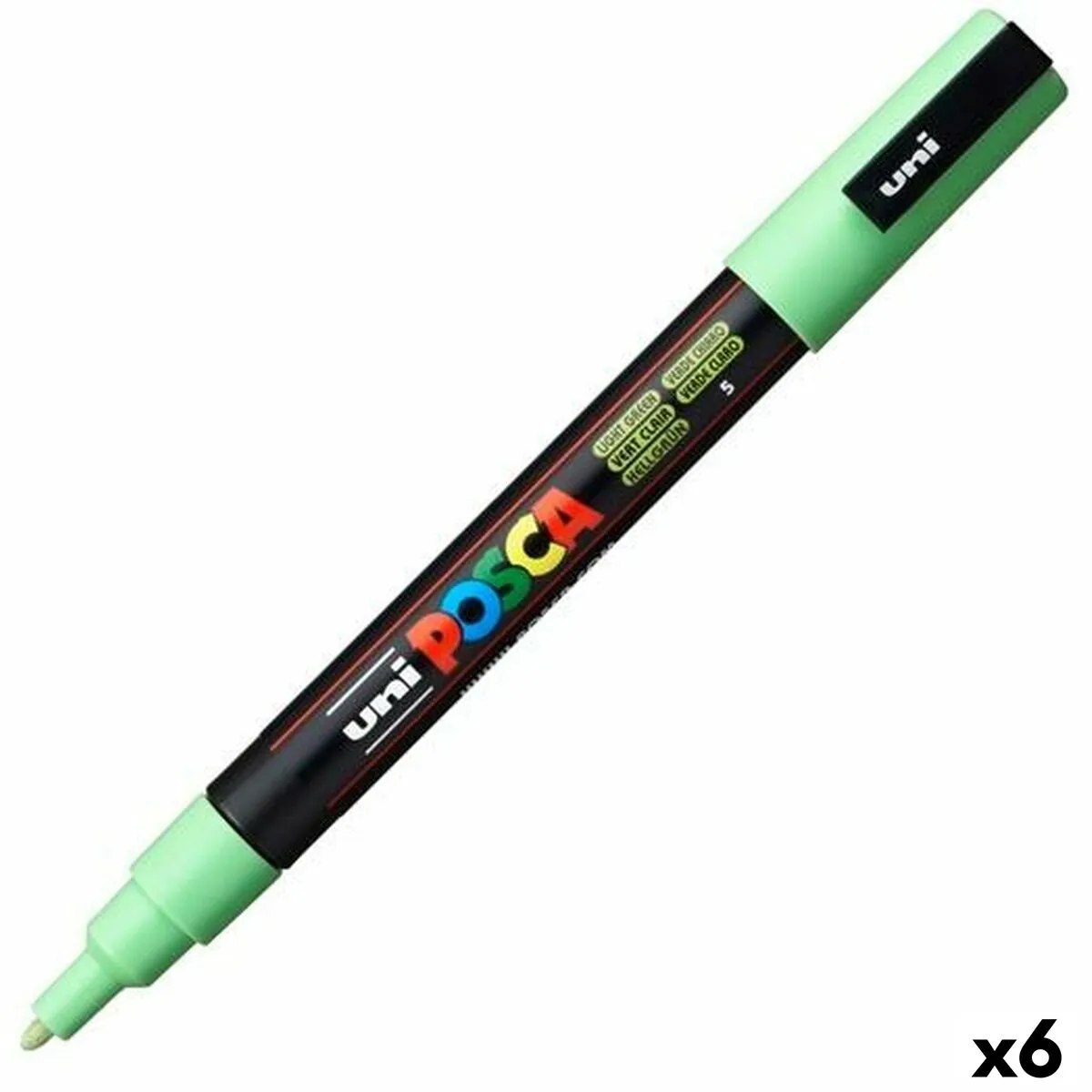 Pennarello POSCA PC-3M 6 Unità Verde Chiaro