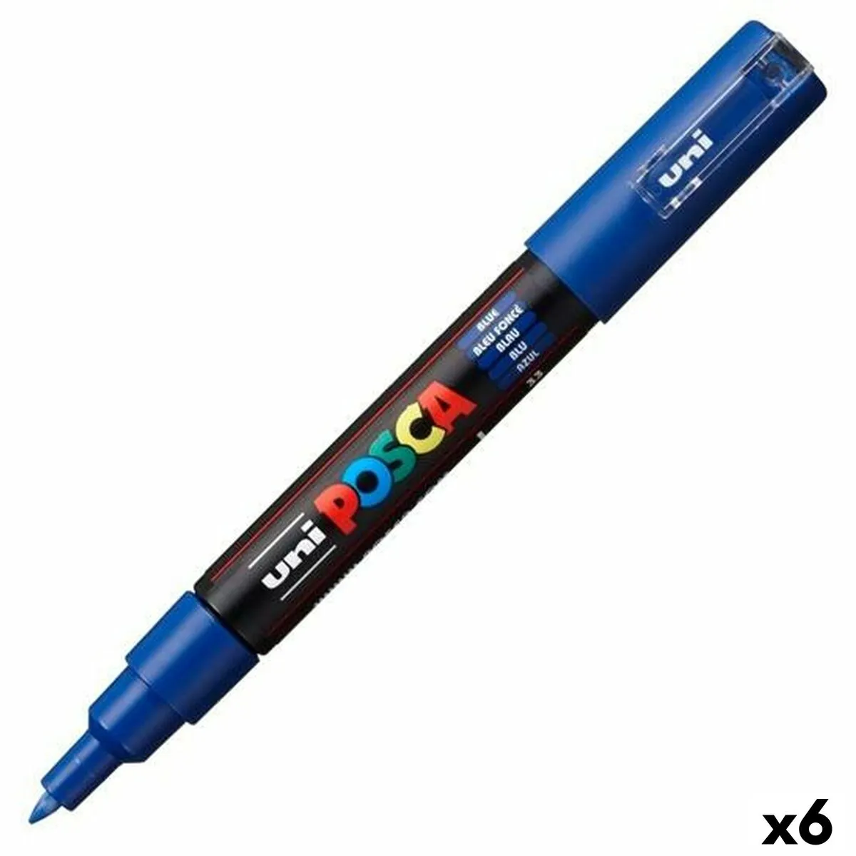 Pennarelli POSCA PC-1M Azzurro (6 Unità)