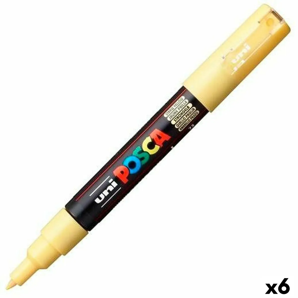 Pennarelli POSCA PC-1M Giallo (6 Unità)