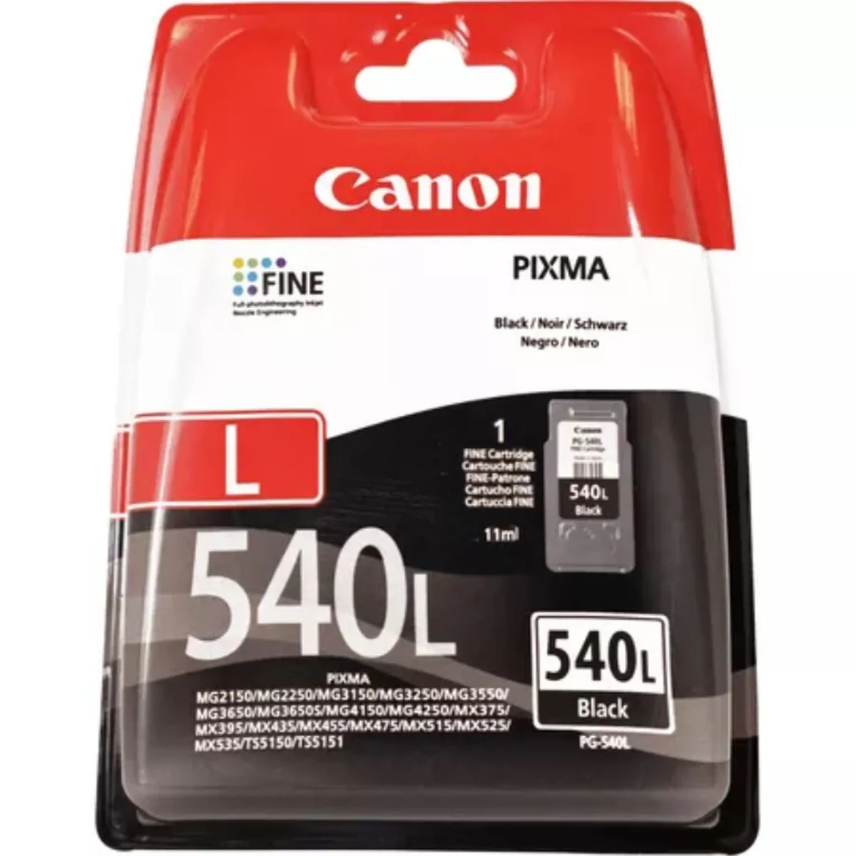 Cartuccia ad Inchiostro Originale Canon PG-540L Nero