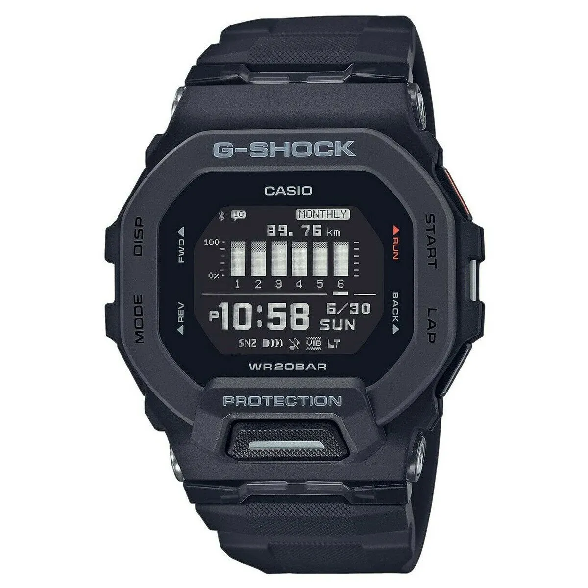 Orologio Uomo Casio G-Shock G-SQUAD STEP TRACKER BLUETOOTH® Nero (Ø 40 mm) (Ø 46 mm)