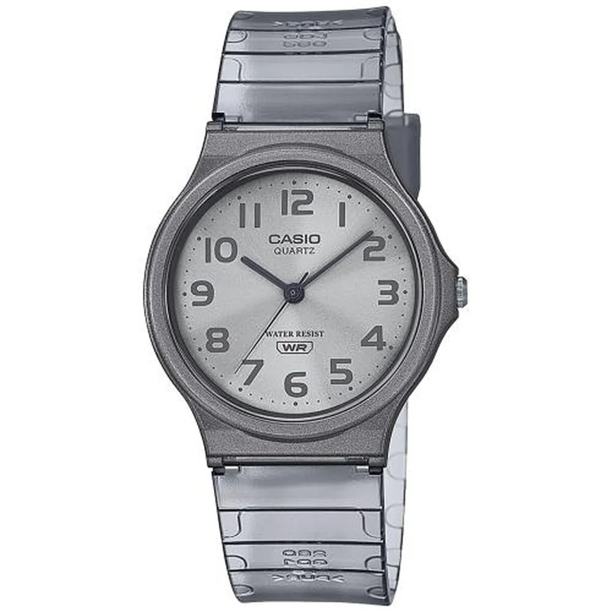 Orologio Unisex Casio POP TRANSLUCID Grigio Argentato (Ø 35 mm)