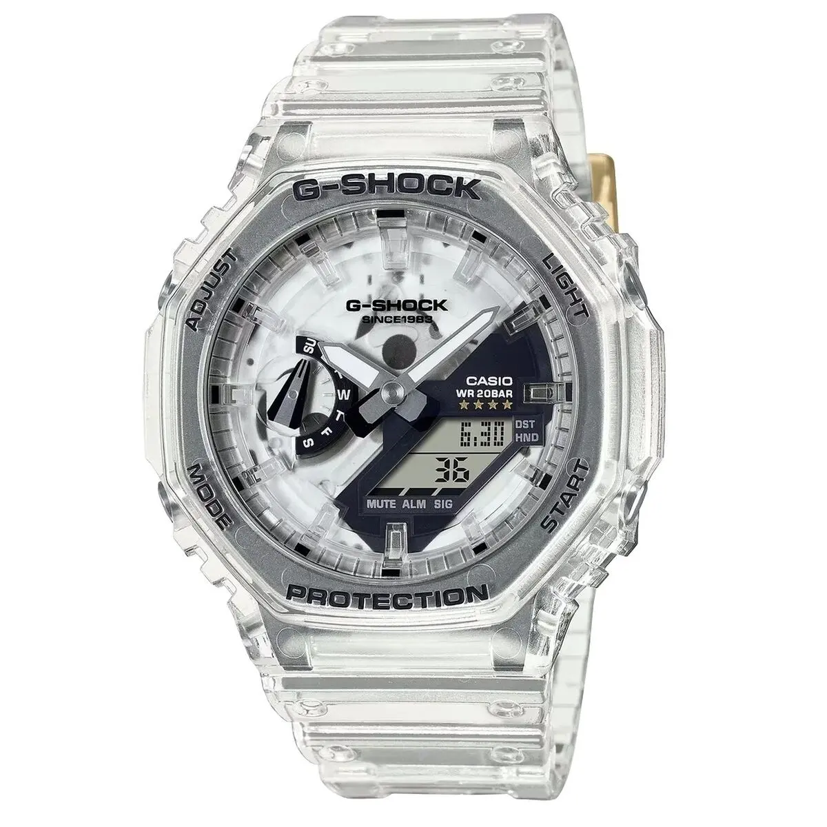 Orologio Uomo Casio G-Shock OAK CLEAR REMIX SERIE - 40 Grigio (Ø 45 mm)