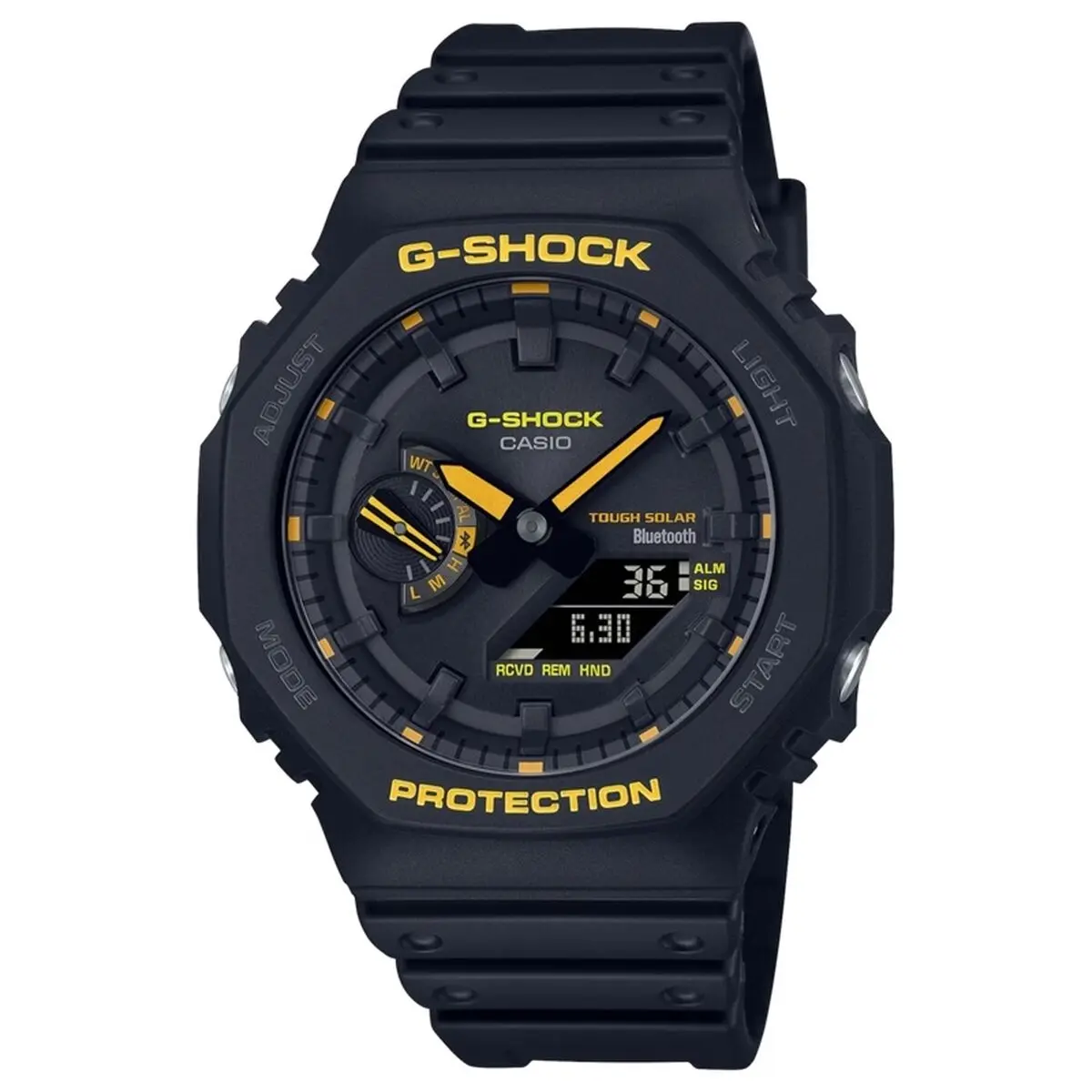 Orologio Uomo Casio G-Shock OAK EVOLUTION - CAUTION YELLOW SERIE Nero (Ø 44,5 mm)