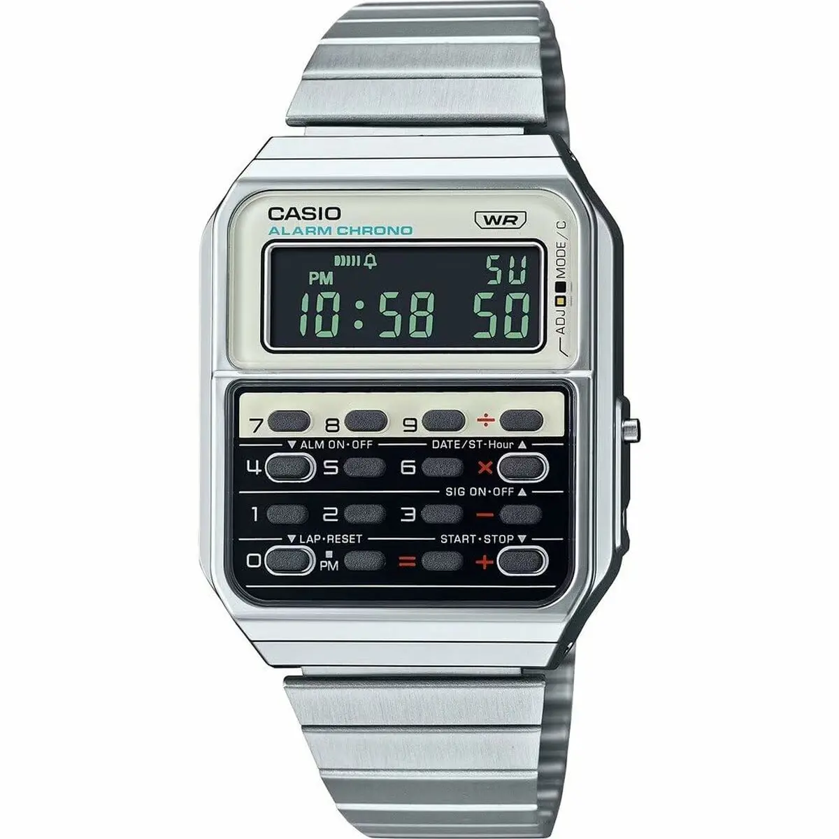 Orologio Uomo Casio CA-500WE-7BEF Argentato (Ø 34 mm)