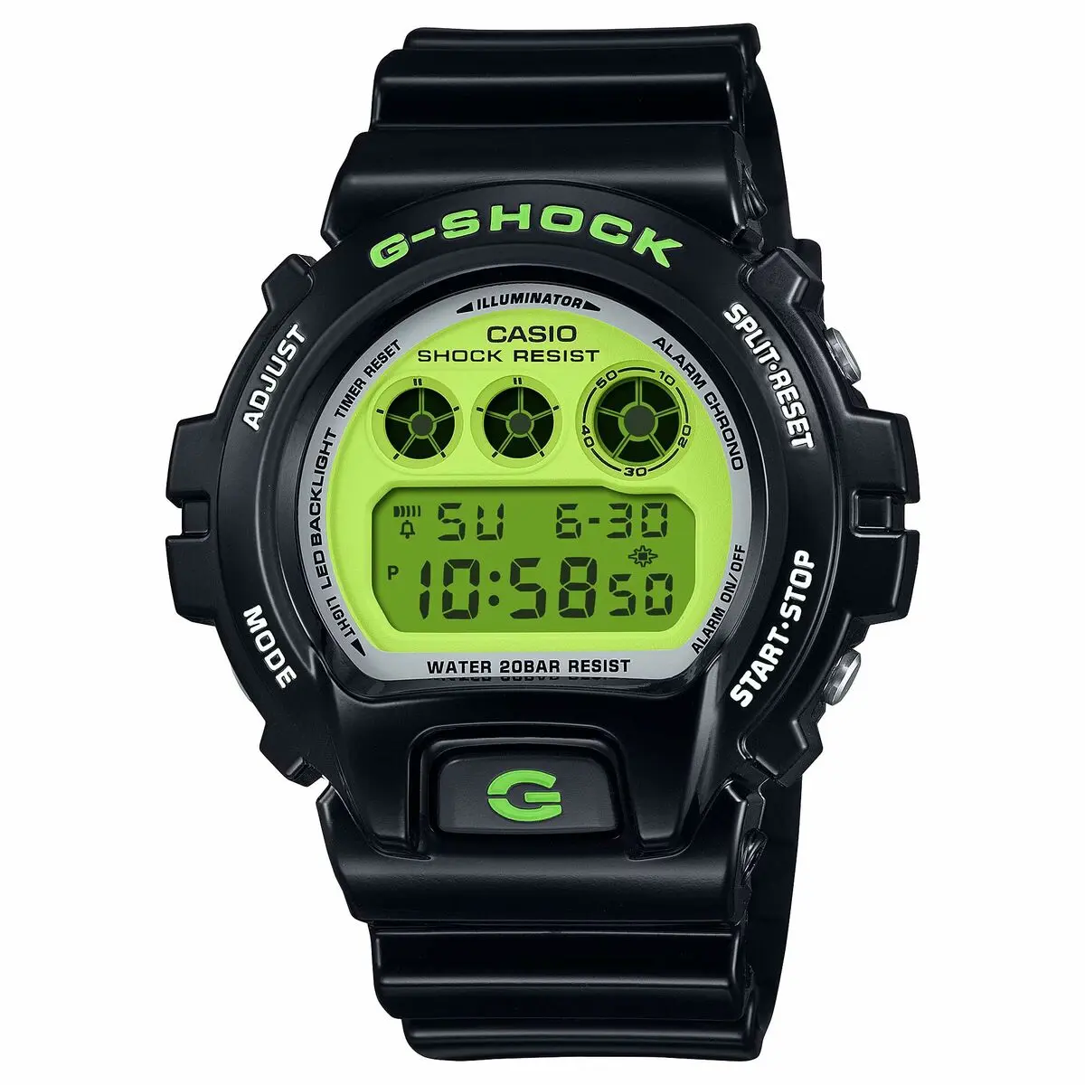 Orologio Uomo Casio G-Shock DW-6900RCS-1ER Nero Verde (Ø 50 mm)