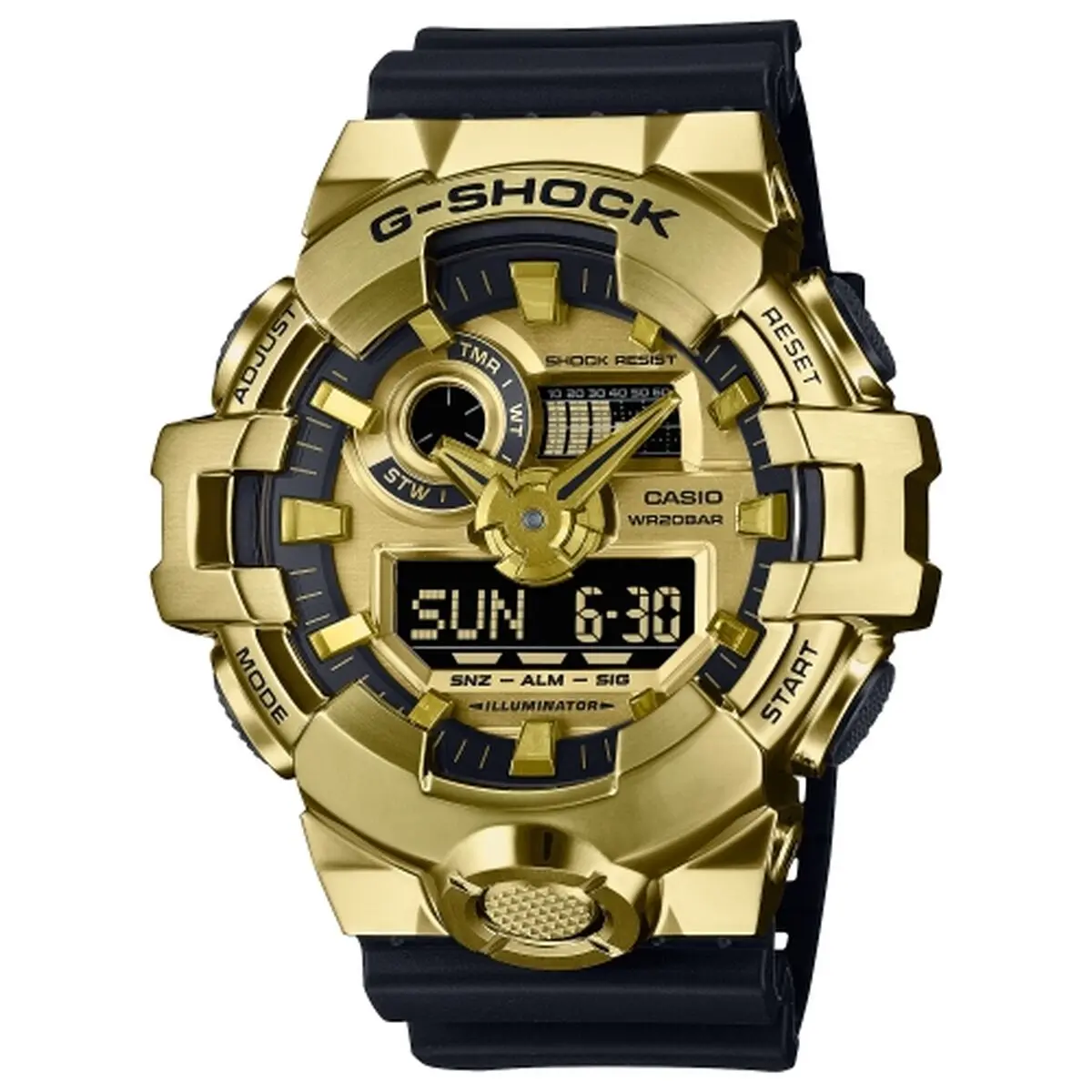 Orologio Uomo Casio G-Shock GM-700G-9AER Nero Dorato