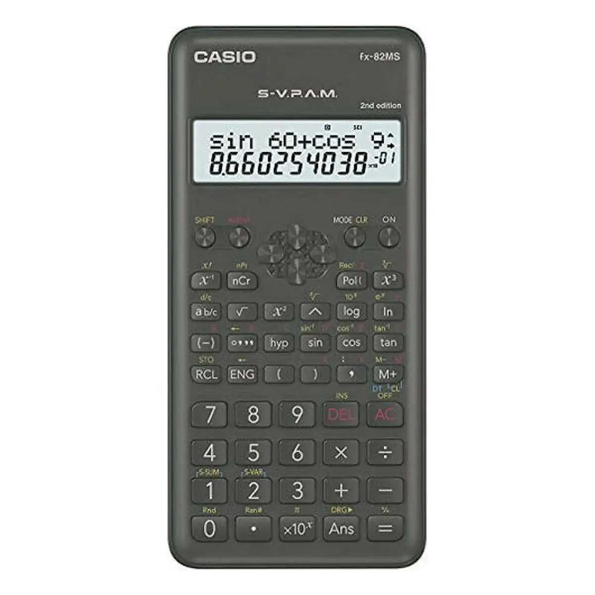 Calcolatrice scientifica Casio FX-82MS-2 Nero