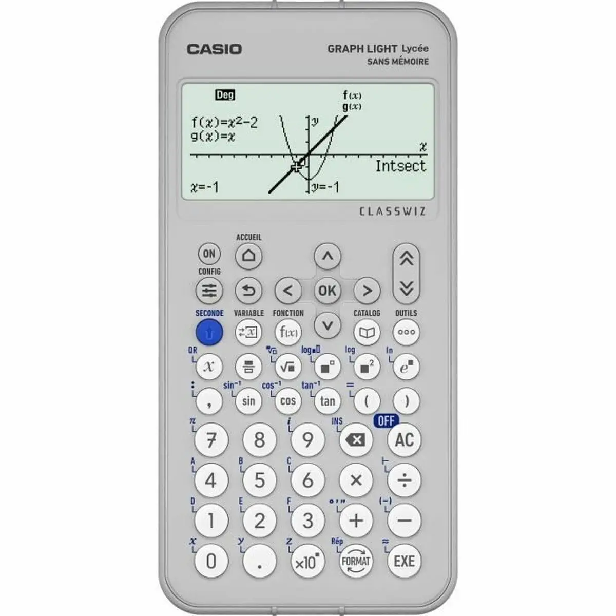 Calcolatrice scientifica Casio Graph Light Grigio