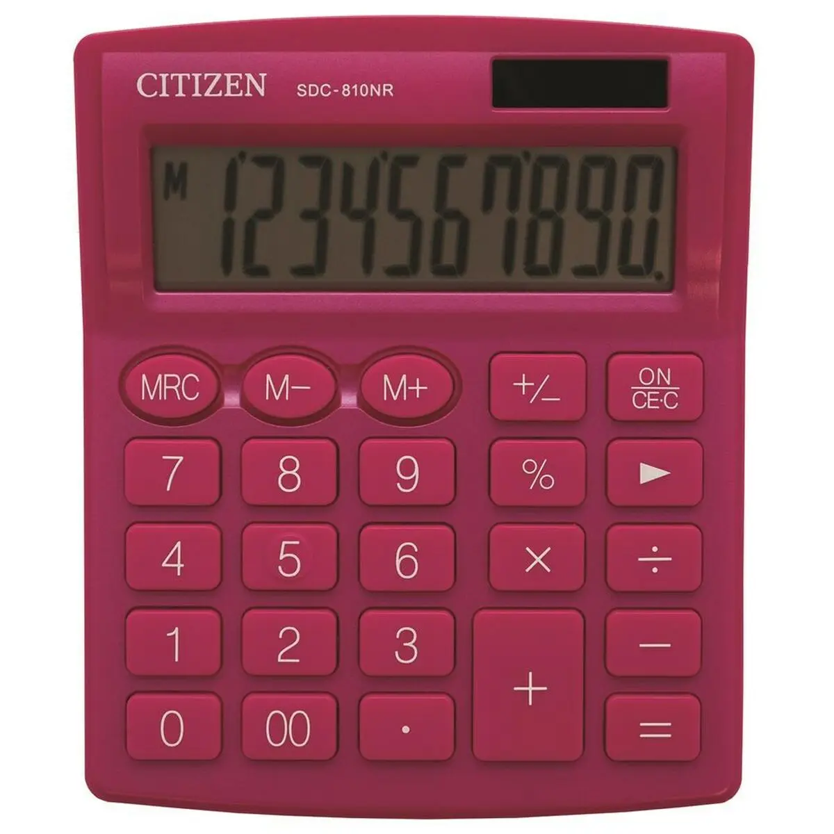 Calcolatrice Citizen CITIZEN SDC-810NRPKE Rosa Plastica