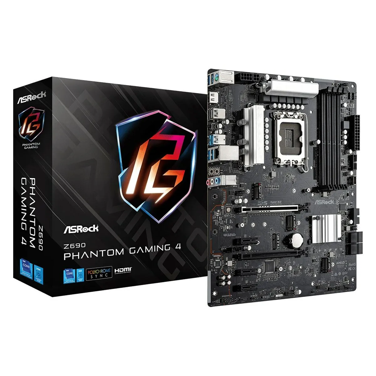 Scheda Madre ASRock Z690 PHANTOM GAMING 4 INTEL Z690 LGA 1700