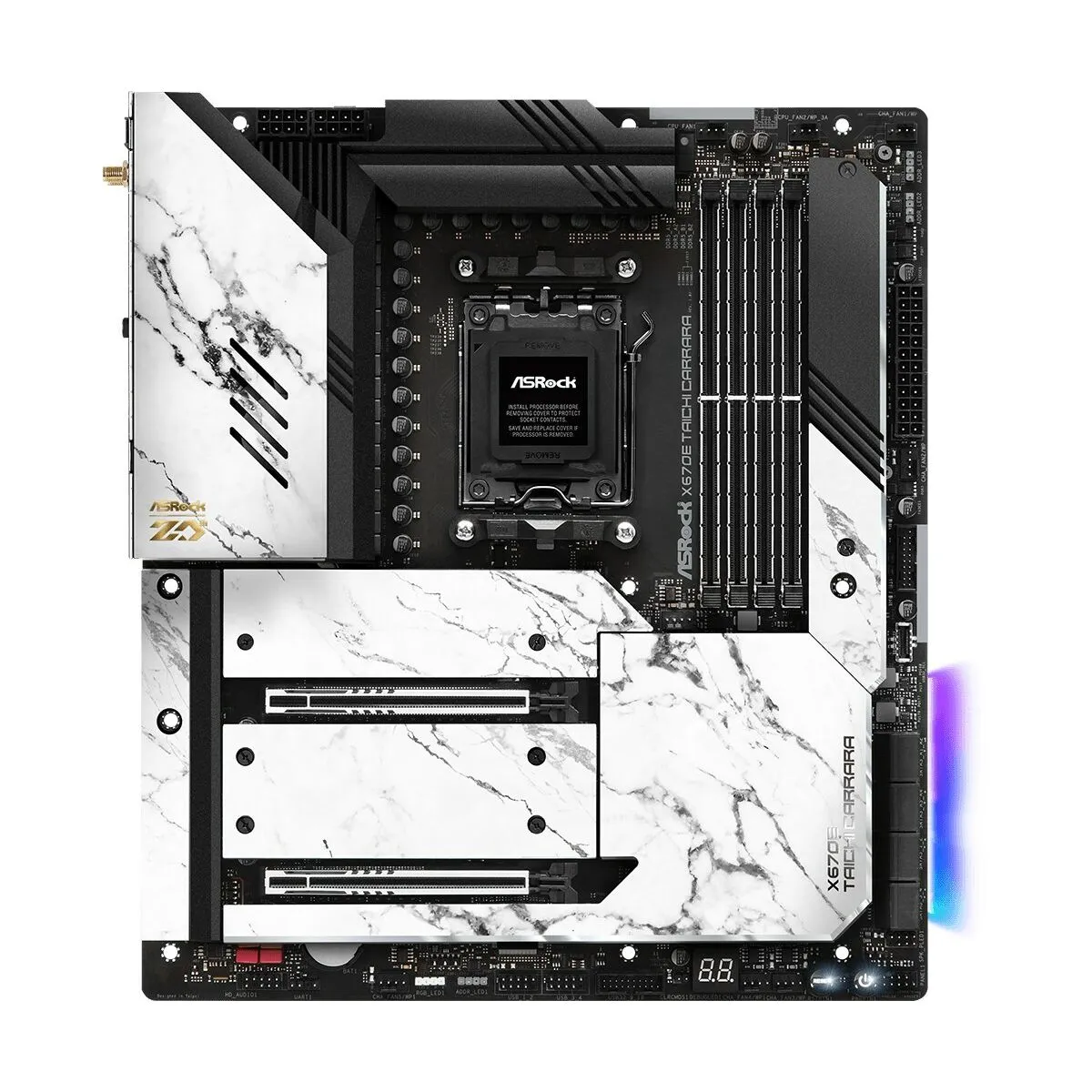 Scheda Madre ASRock X670E Taichi Carrara Intel Wi-Fi 6 AMD AMD X670 AMD AM5