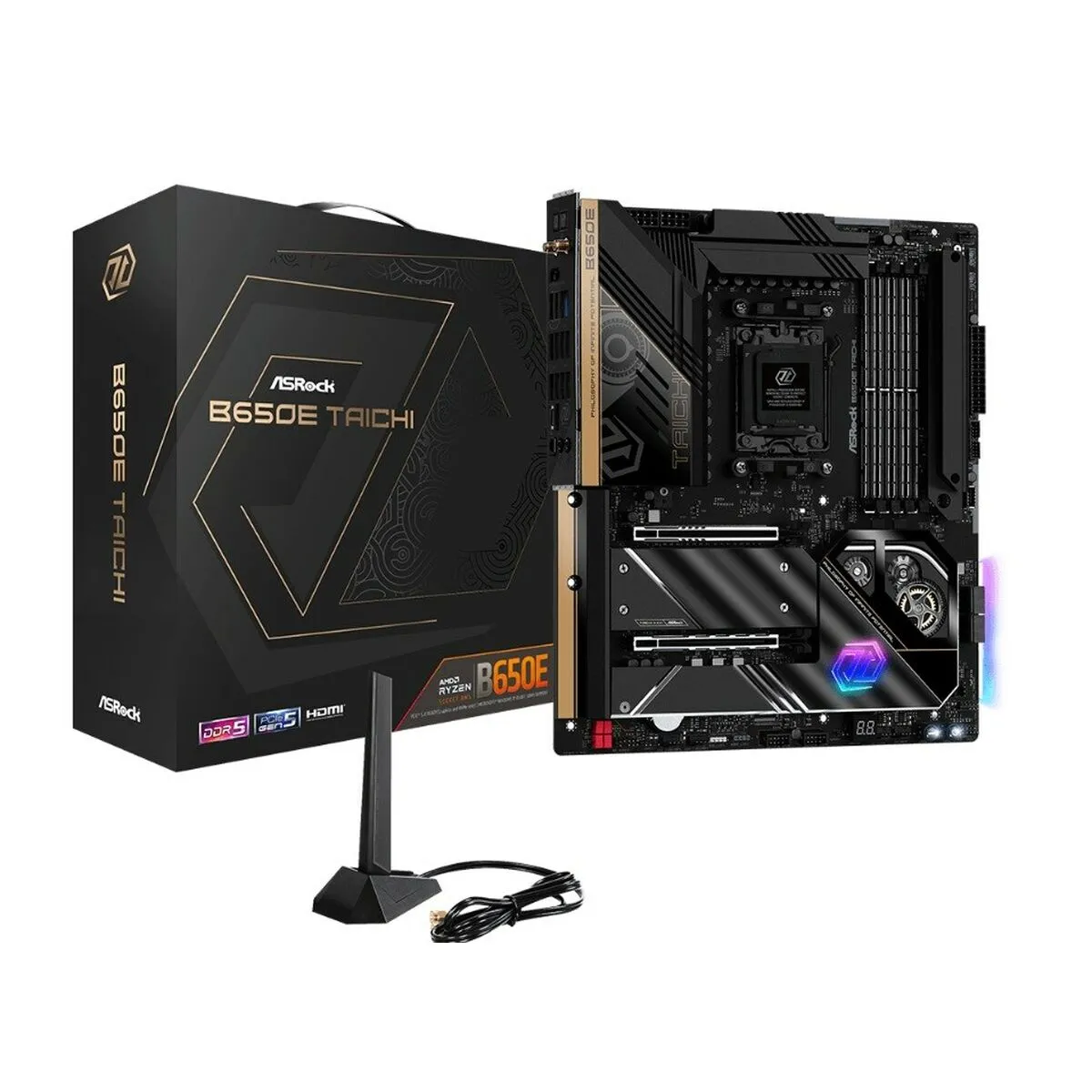 Scheda Madre ASRock B650E Taichi Intel Wi-Fi 6 AMD B650 AMD AM5