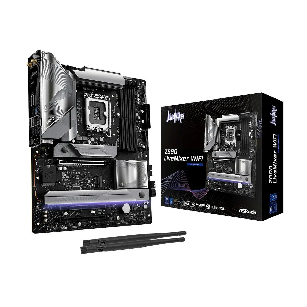 Scheda Madre ASRock Z890 LiveMixer WiFi LGA 1851 Intel Z890