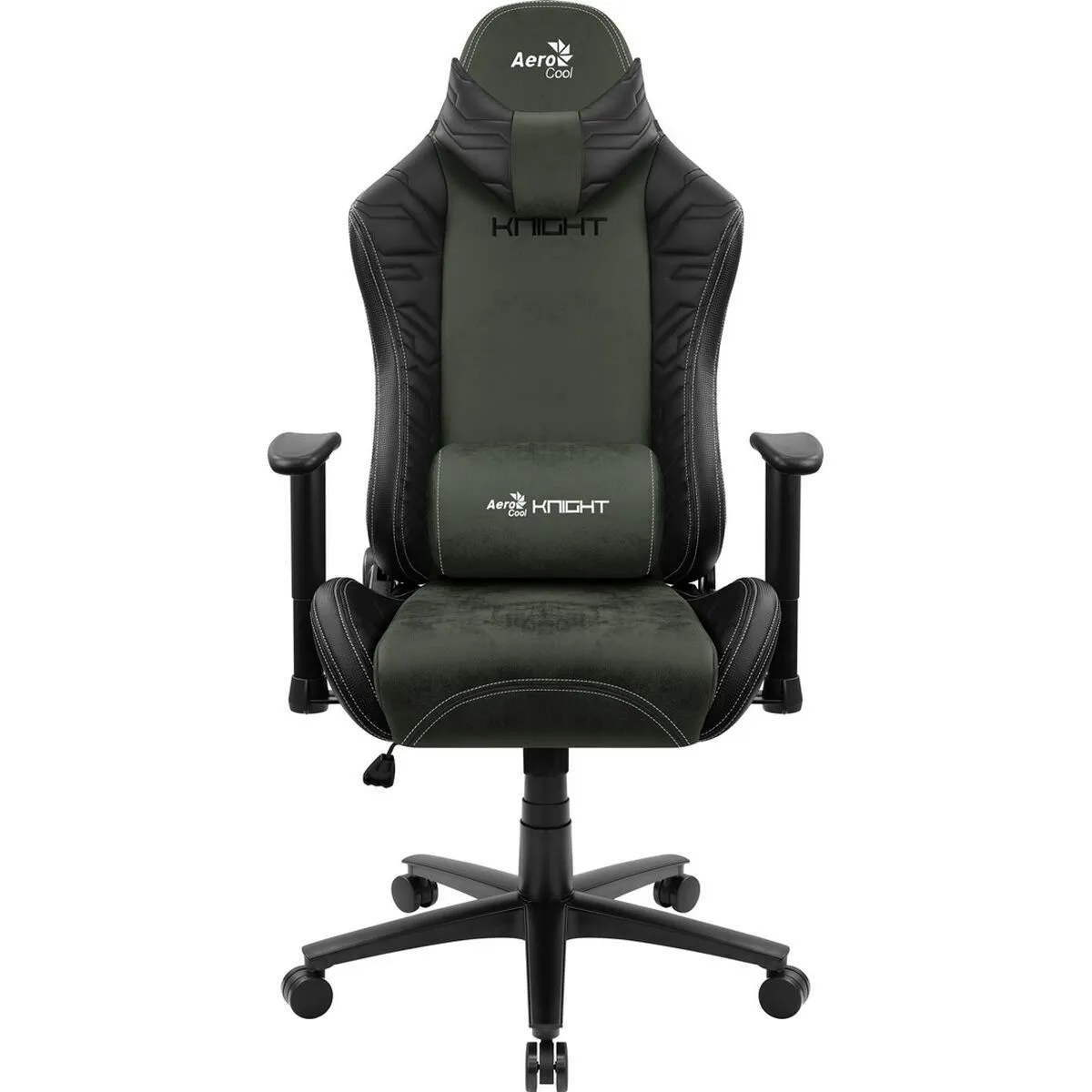 Sedia Gaming Aerocool KNIGHT AeroSuede 180º Nero Verde Nero/Verde